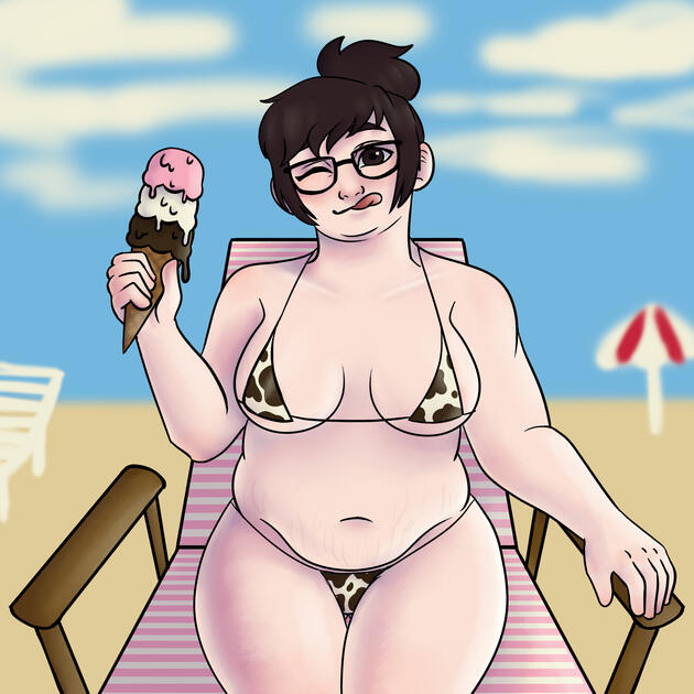 Mei on the Beach
